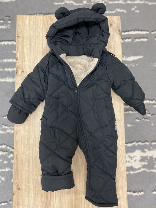 Теплий зимовий дитячій комбінезон