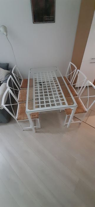 Granas zestaw stół i 6 krzeseł