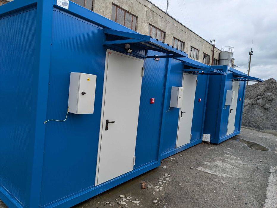 Побутівка продаж з ПДВ Будівельний вагончик металевий каркас утеплений