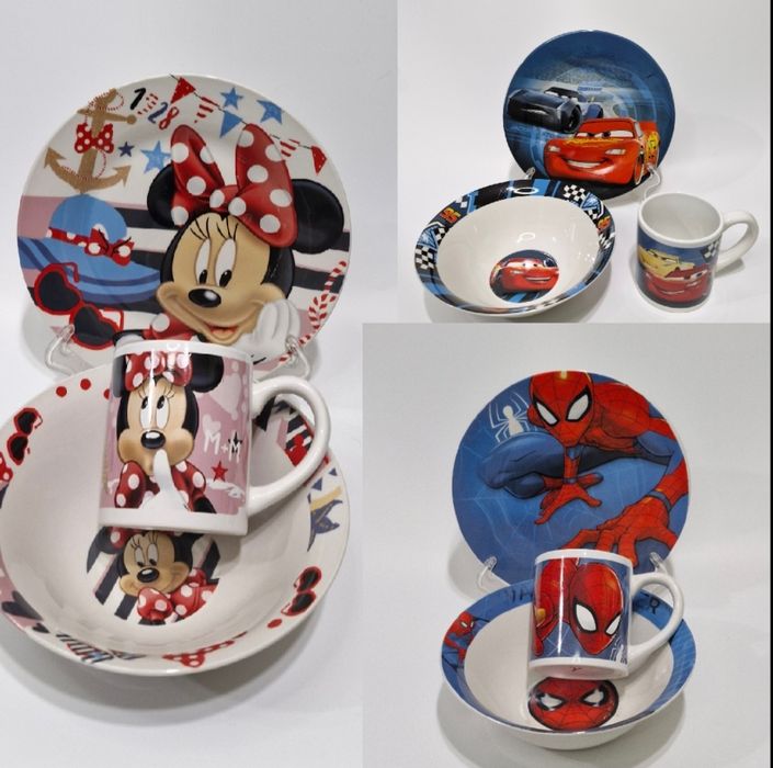 Дитячий набір посуду з кераміки