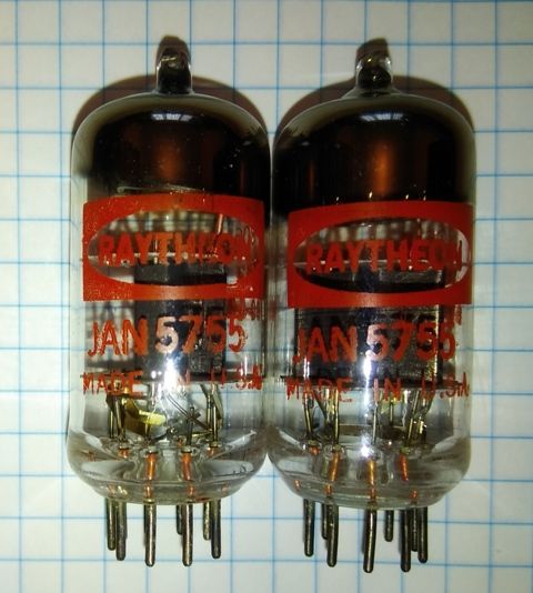 Продам радиолампы 5755 Raytheon NOS