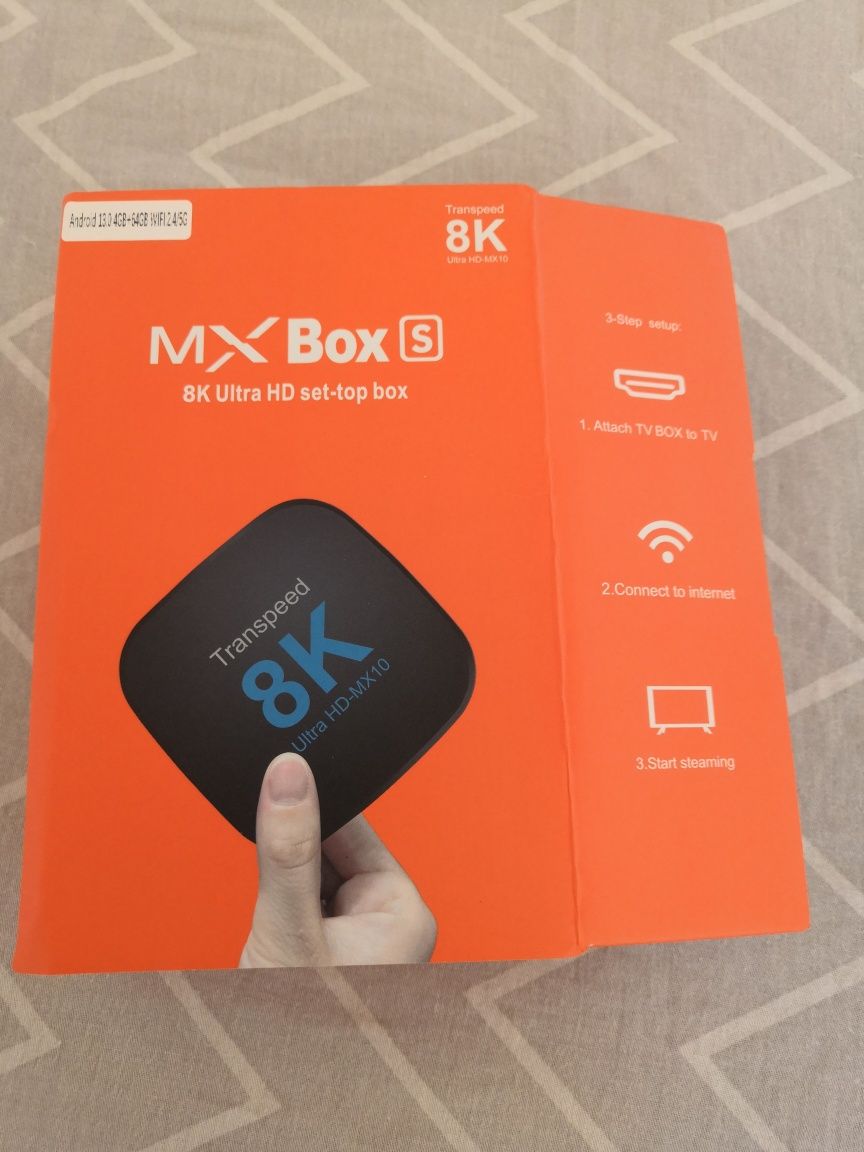 Тв box Android приставка 4 /64