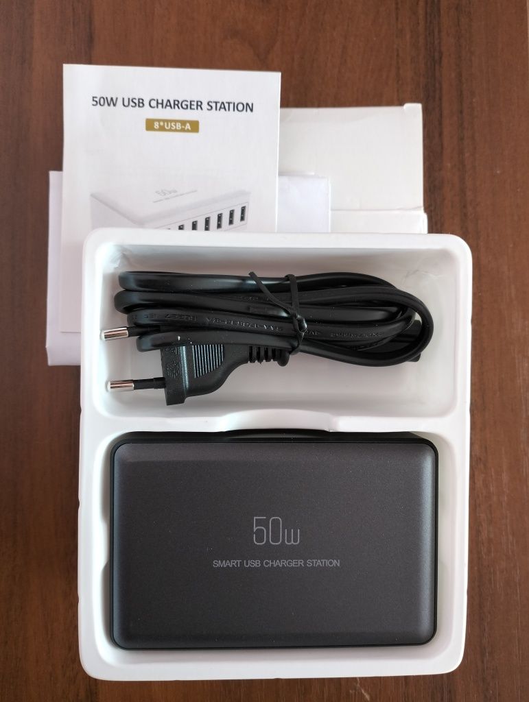 Зарядна станція 50W Smart USB Charger Station