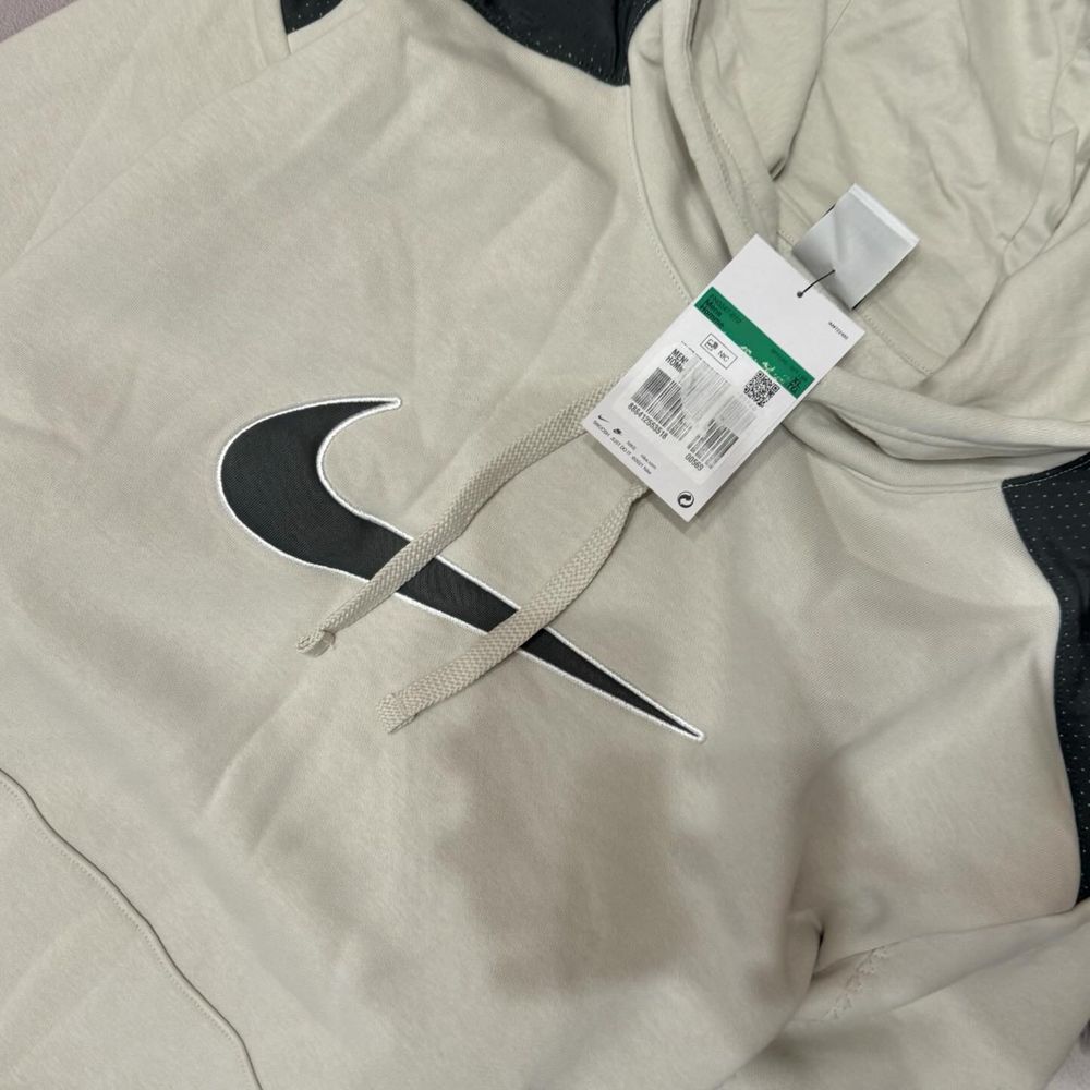 Нова кофта Nike Big Logo сіра вишитий логотип хл розмір