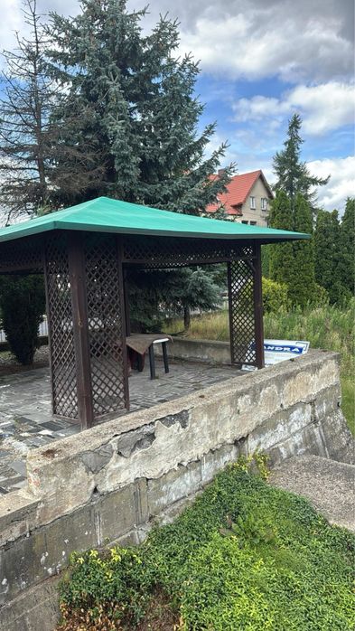 Altana drewniana wymiar 4.80x4.80 Stan dobry do odmalowania