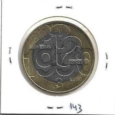 Eslovénia - - - 3 Euros - 2020 -  - Plesbicito de Soberania -  - Moeda