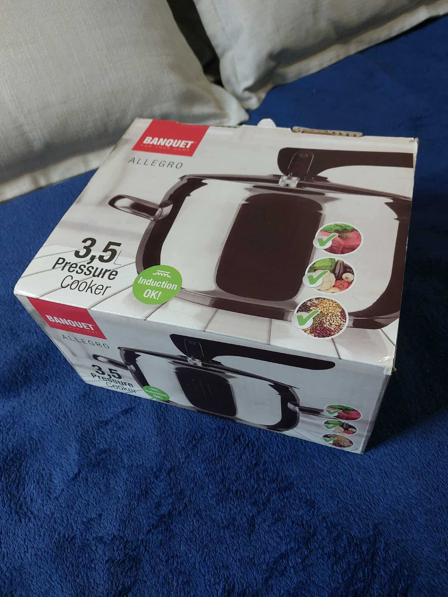 Szybkowar ze stali nierdzewnej 3,5L Banquet