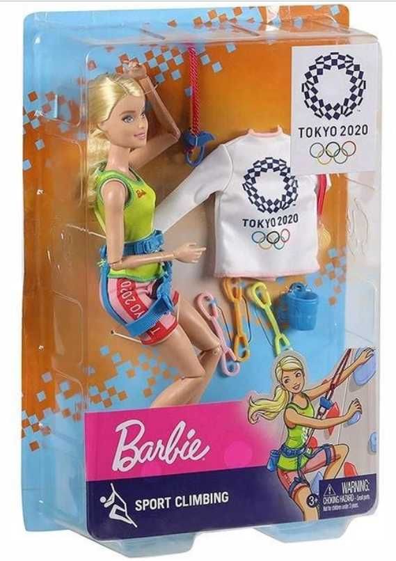Barbie Lalka Olimpijka Wspinaczka sportowa GJL75 NOWA
