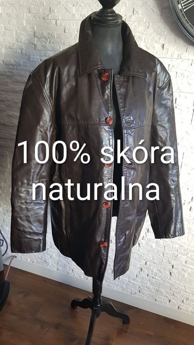 TCM kurtka skórzana męska marynarka