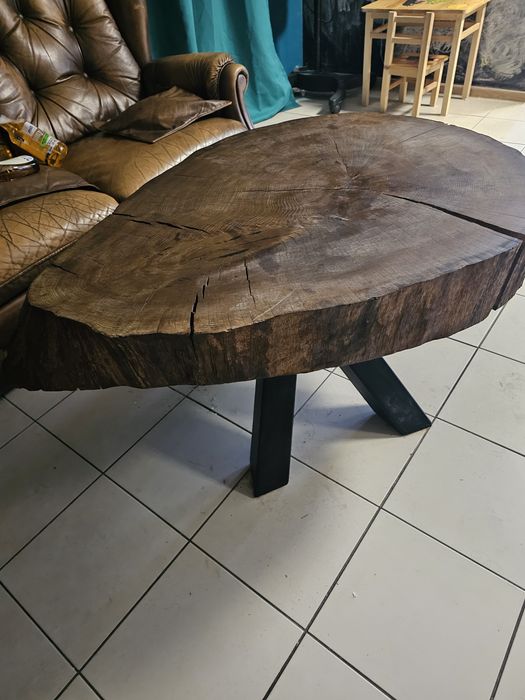 Stół kawowy dębowy naturalny