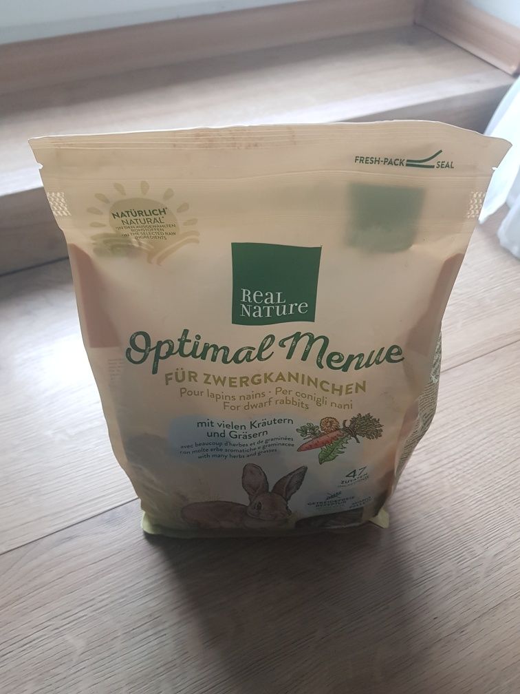 REAL NATURE „Optimal Menue“ dla królików miniaturowych 1,5 kg