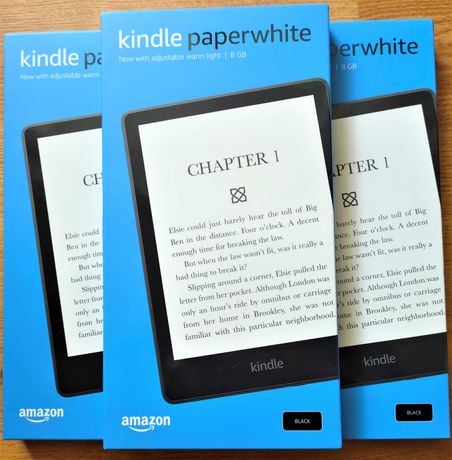 Amazon Kindle Paperwhite 11th 8Gb Black 2021 ONLINE запечат.+ обложка