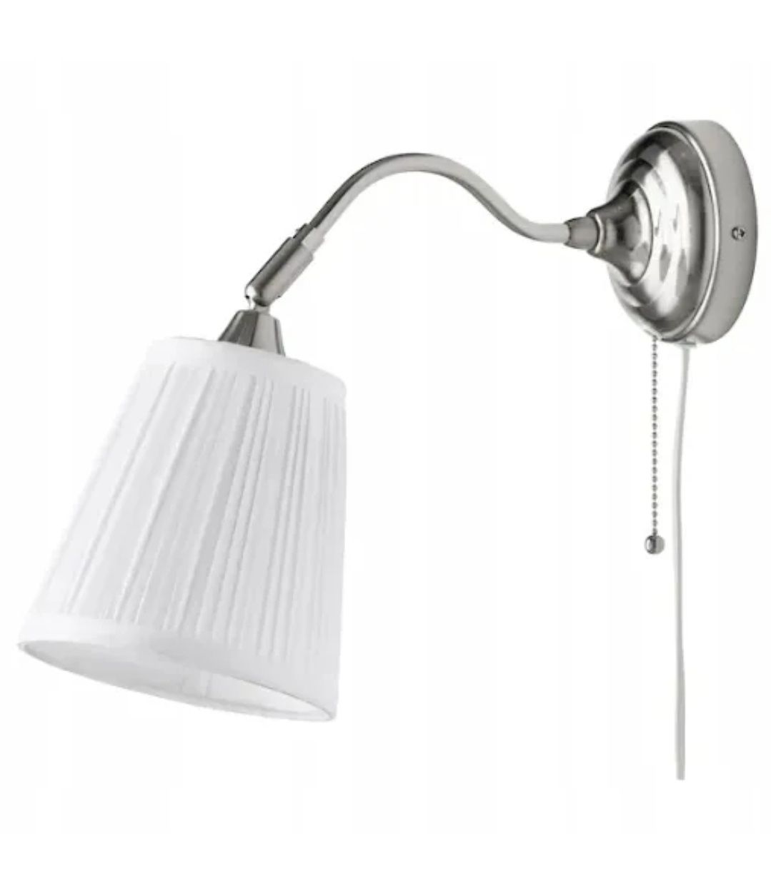 Lampa ścienna kinkiet Arstid biała IKEA