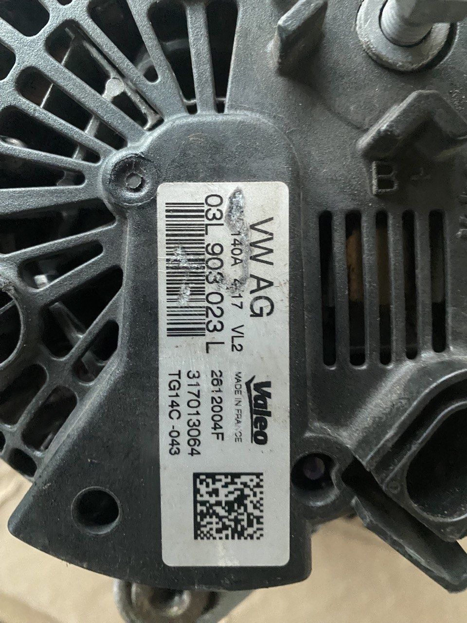 03l903023l Генератор vw audi seat skoda 14в 140а