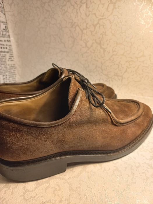 Замшеві дербі,туфлі. Дерби,ручная работа.Туфли мужские