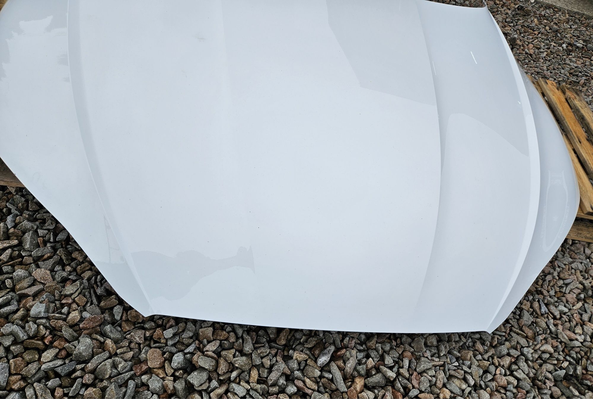 Audi a5 s5 8w f5 b9 maska pokrywa silnika biała LY9C oryginal komplet