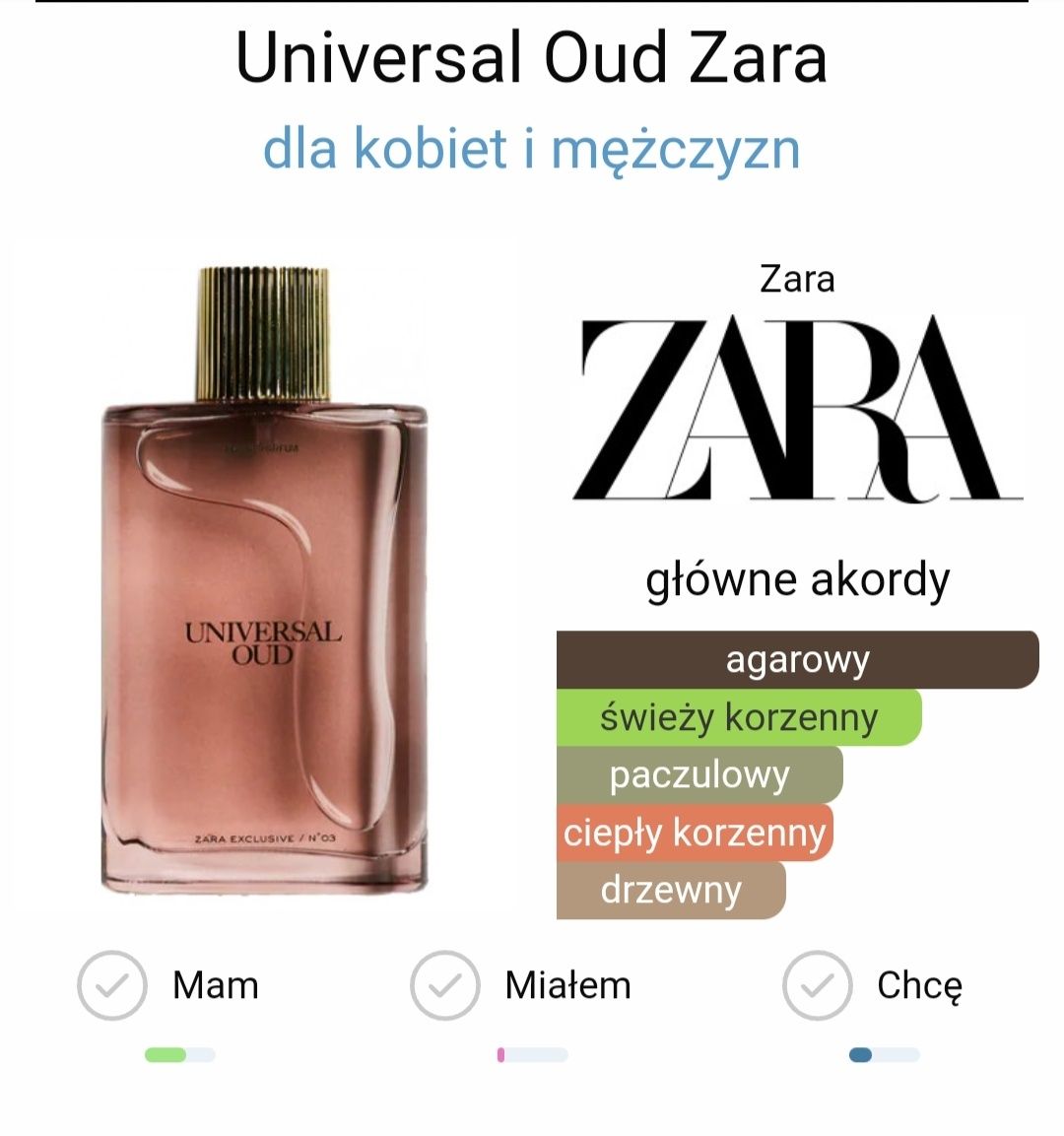 Zara x Jo Malone Universal Oud