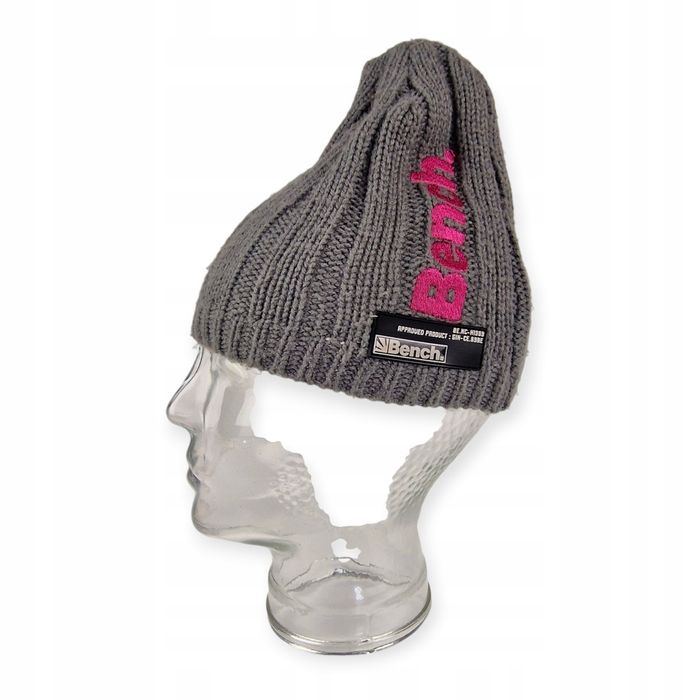 Bench Czapka z dzianiny szaro-różowy