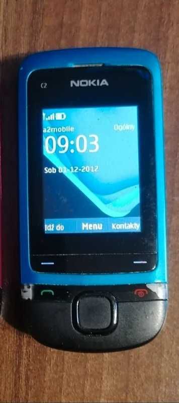 Telefon Nokia C2-05 z orginalną ładowarką.
