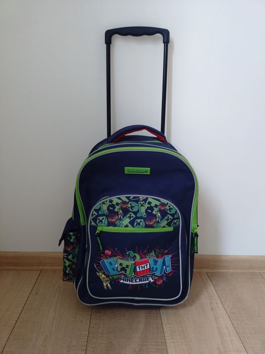 Plecak szkolny Minecraft plecak na kółkach walizka