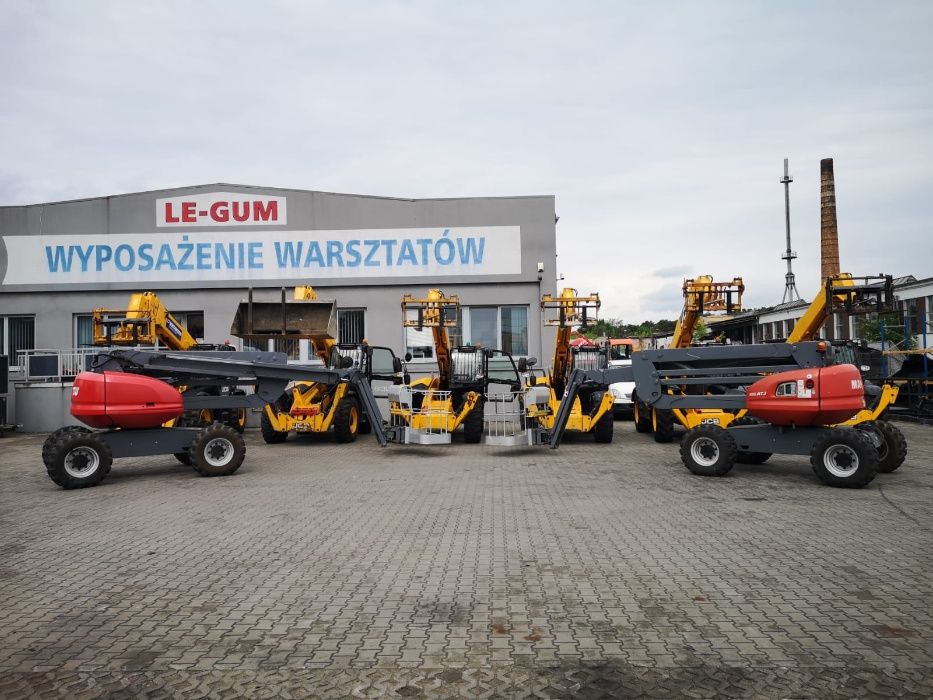 Wynajem ładowarki teleskopowej JCB Manitou żniwa dla rolnika