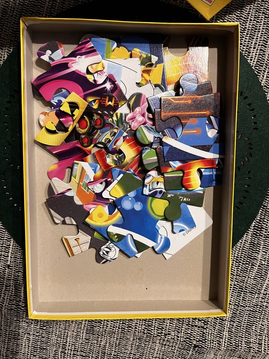 Puzzle disney junior mickey 2 w 1 dwustronne