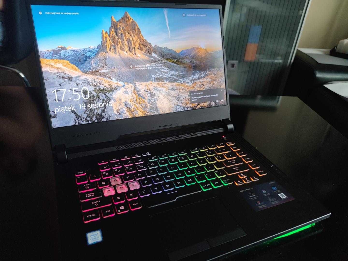 Laptop ASUS ROG Strix Corei7, 16GB RAM, 512GB SSD