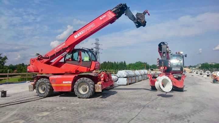 WYNAJEM Manitou MRT MERLO ładowarka teleskopowa obrotowa podnośnik