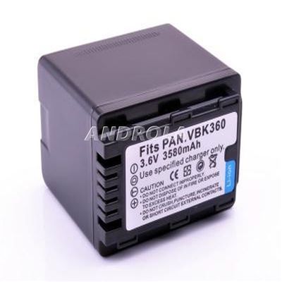 Bateria Panasonic Vbk-360 Vbk180 Hdcsdx1 3580Mah