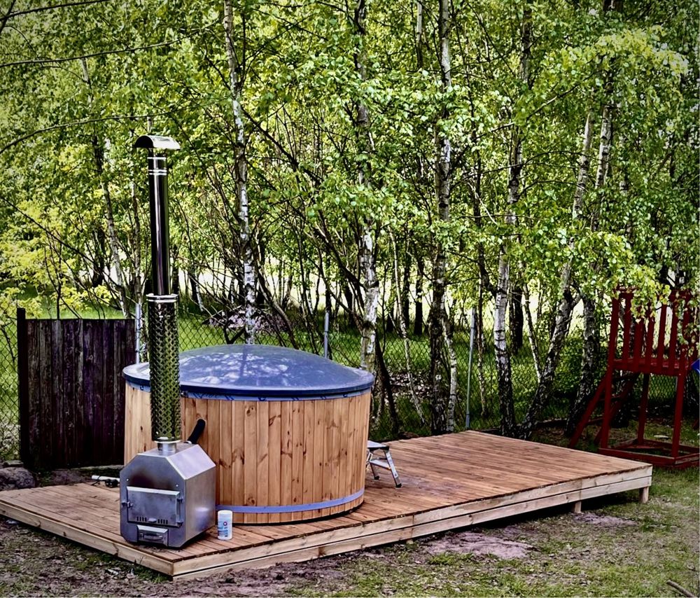 Dom nad jeziorem, SIERPIEŃ wolne terminy/BALIA/GRILL / Dom w brzozach