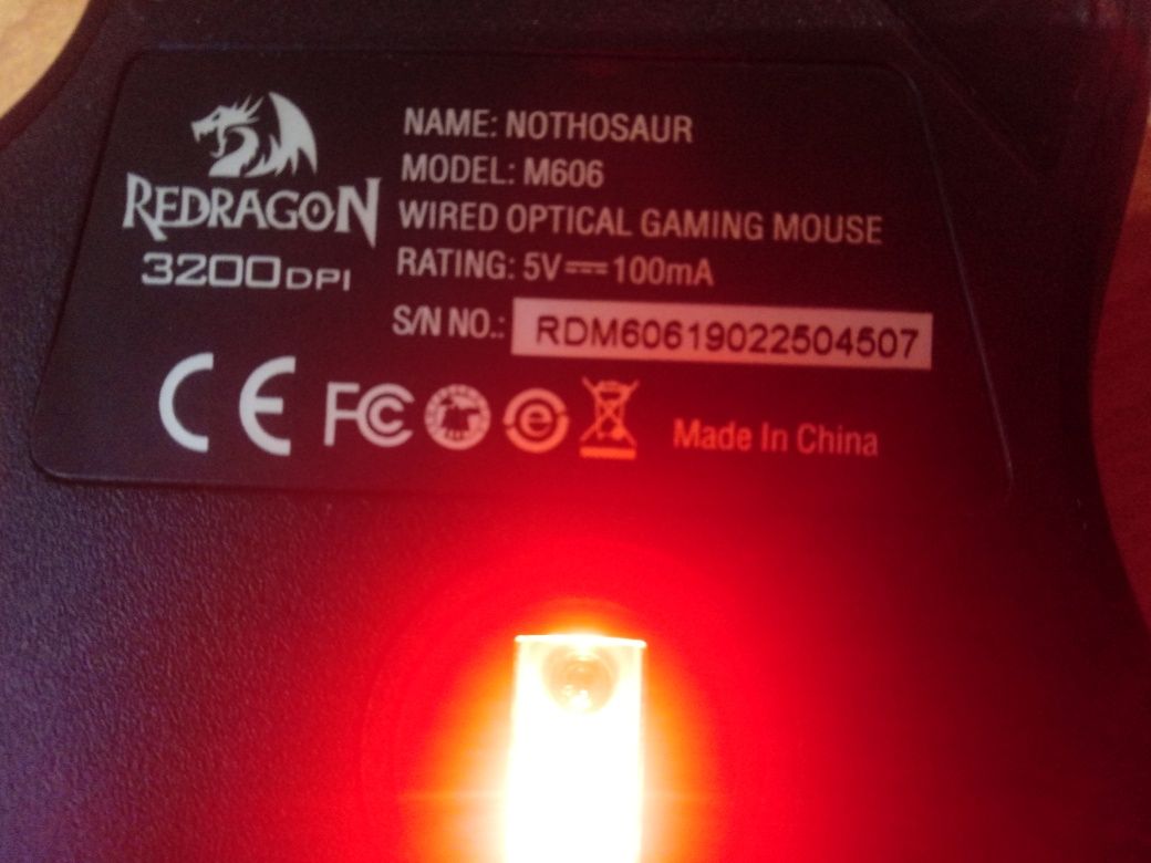 Gaming Mouse REDRAGON M606