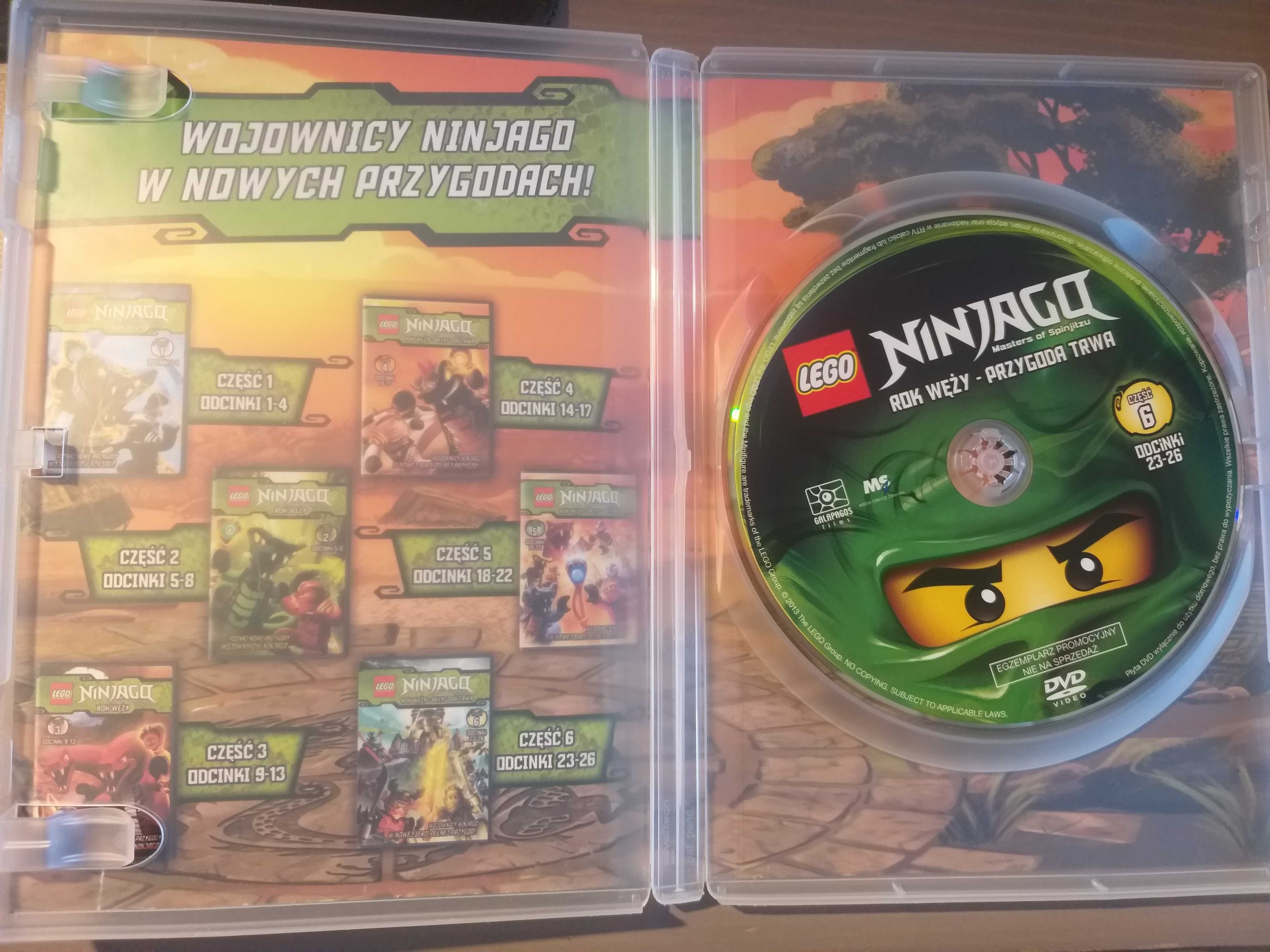 Ninjago Rok Węży - Przygoda Trwa część 6 DVD PL
