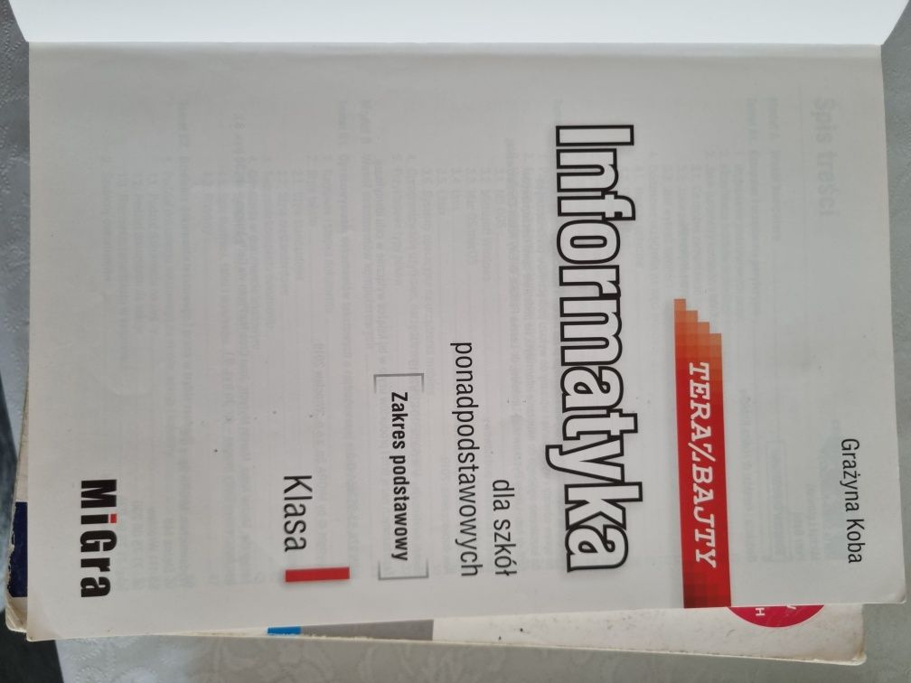 Tera/Bajty Informatyka  1 zakres podstawowy.