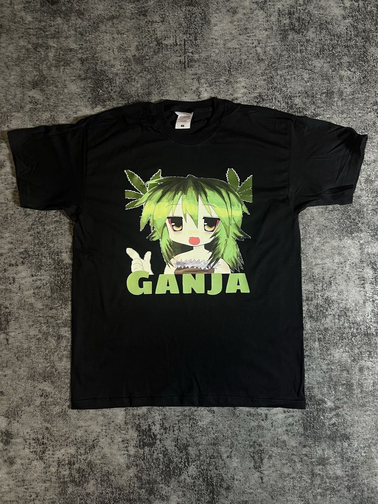 Ganja  anime t-shirt vetements y2k opium streatwear