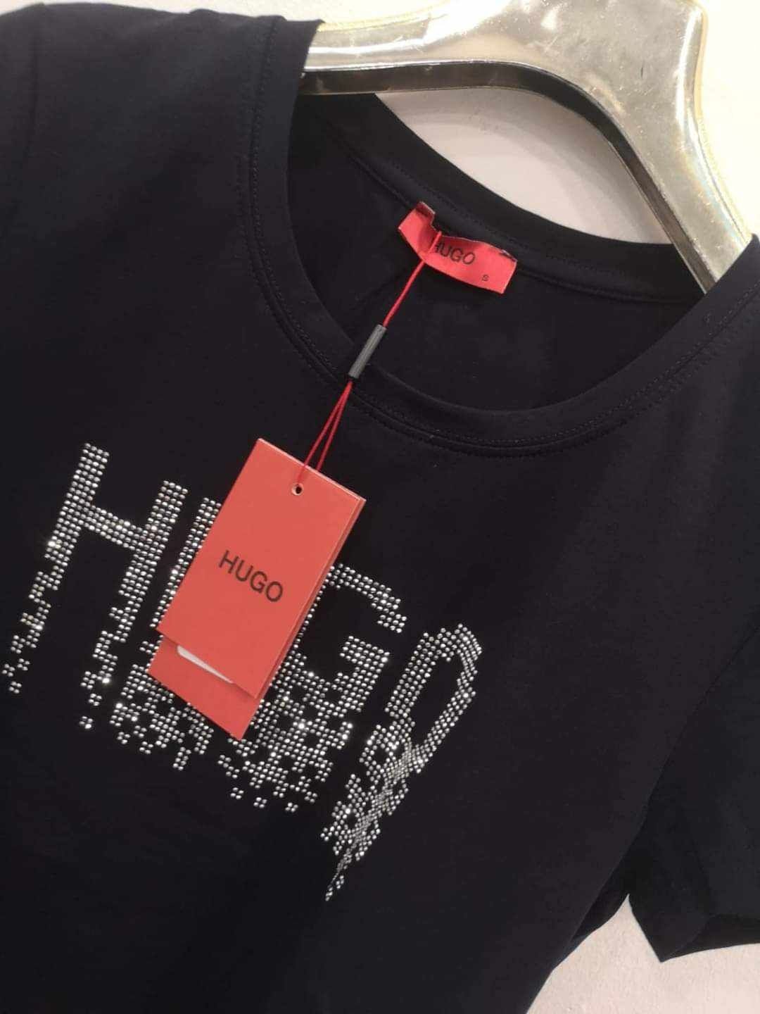 Koszulki damskie bawelniane Hugo Boss