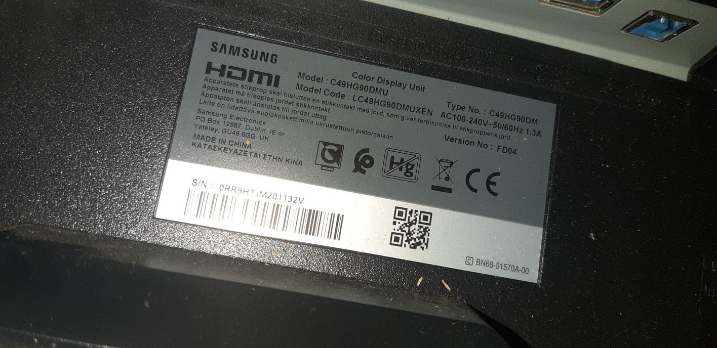 Monitor samsung 49 polegadas