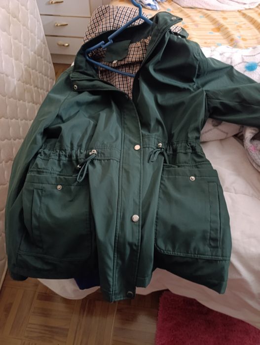 Blusão verde senhora