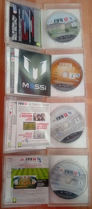 Kolekcja FIFA 18 PS3 PL + 17, 16, 15, 14, 13, Street, 12, 11, 10, 9, 8