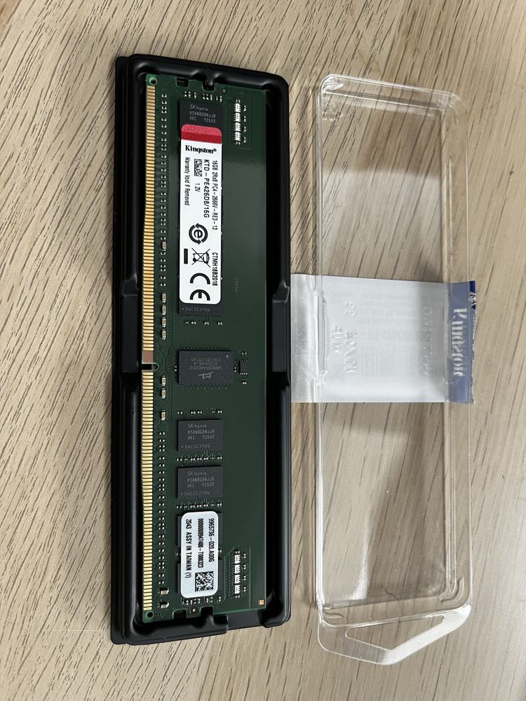 Pamięć Kingston RAM 16GB DDR4-2666Mhz DIMM Reg ECC Dual Rank  NOWA
