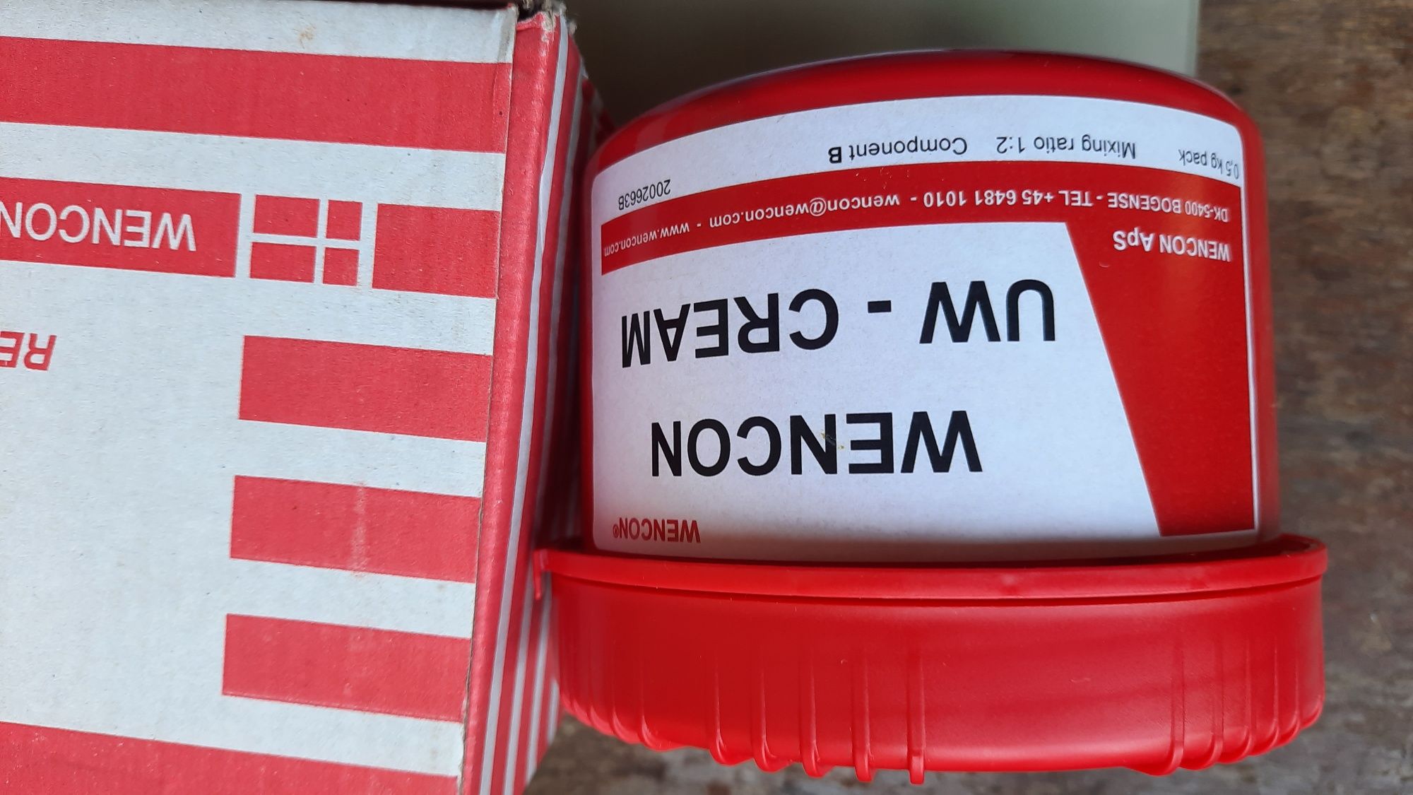 Клей Wencon UW Cream двухкомпонентный корабельный