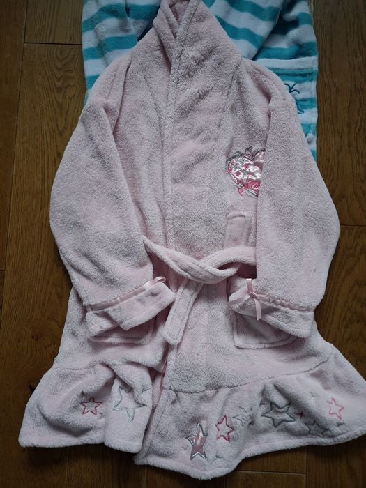 2 szlafroki dla dziewczynki #szlafrok 4-5 lat