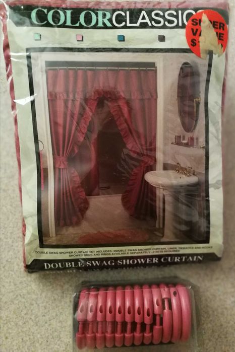 Nowa Zasłona / Firana na wannę podwójna unikatowy wzór