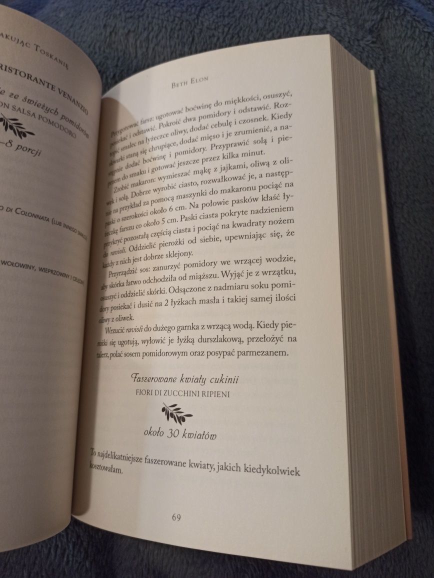 Smakując Toskanię Beth Elon