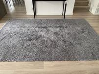 Tapete Shaggy 200x300 cinzento