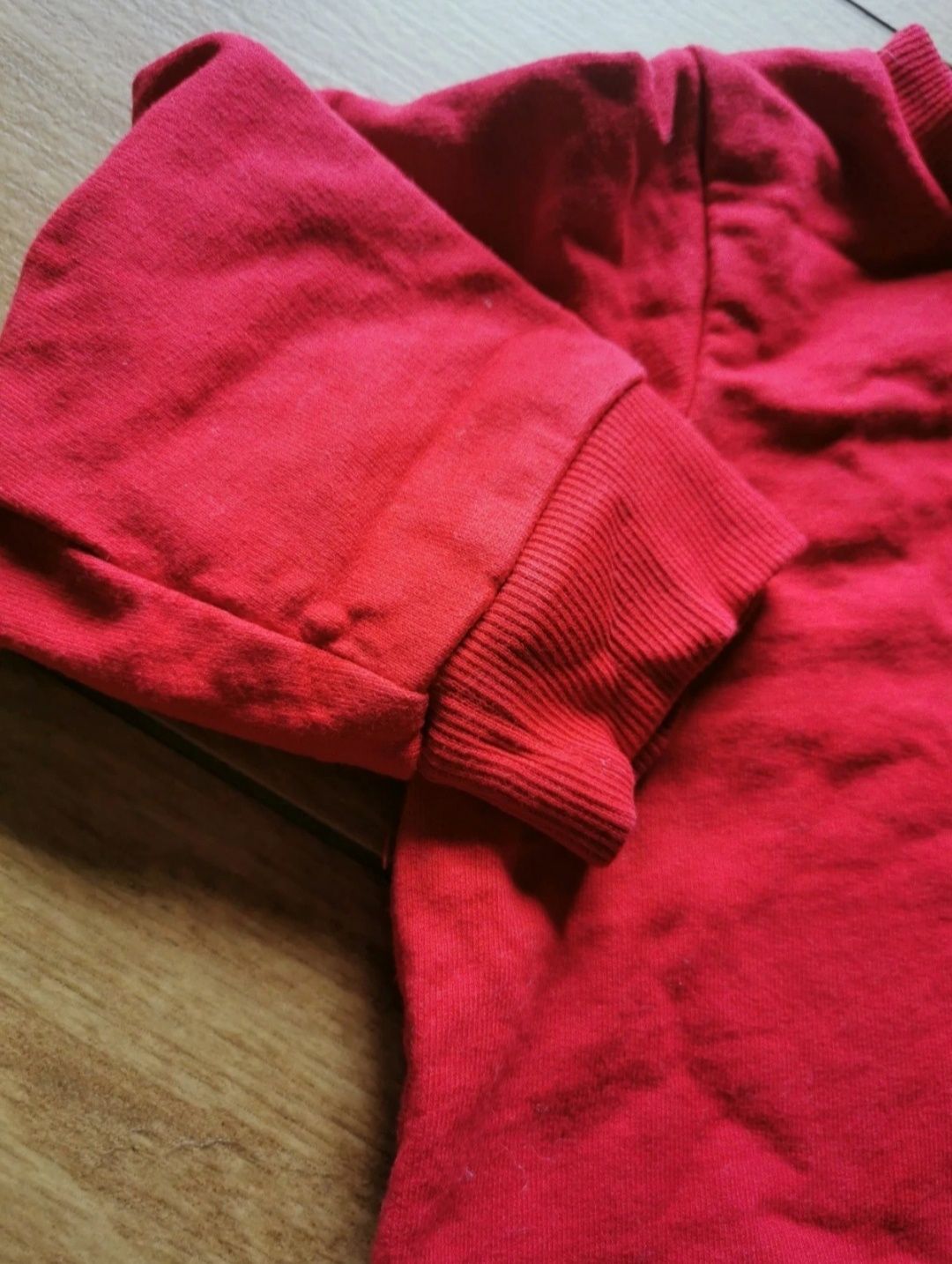 Czerwona bluza H&M rozmiar 80