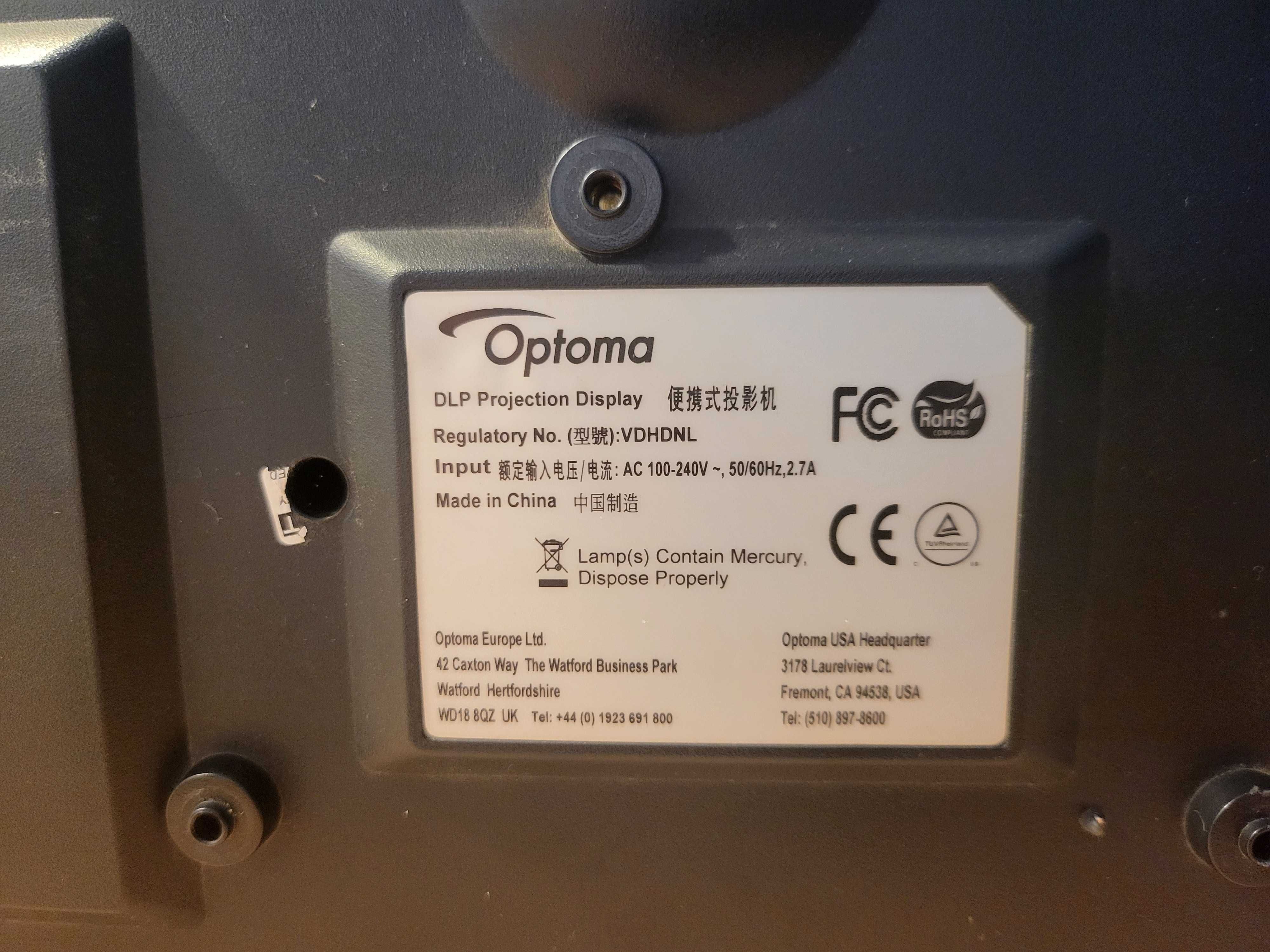 Optoma HD141x + nowa lampa