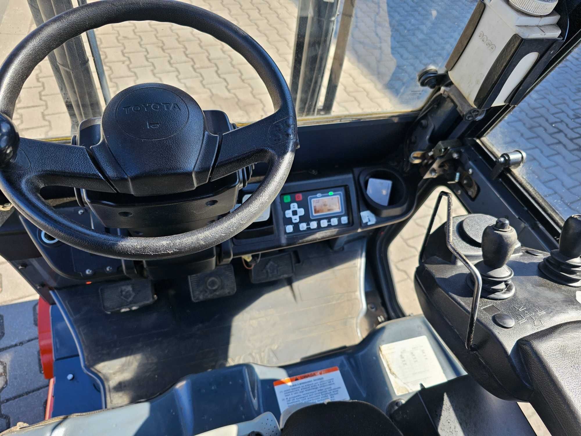 Wózek widłowy elektryczny TOYOTA 8FBE15T kabina Triplex 4,7m rok 2019