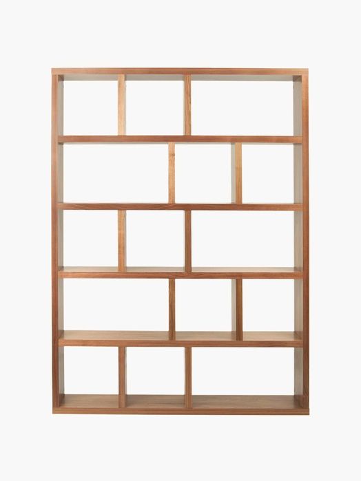 Regał na książki z fornirem z drewna orzechowego Portlyn (Westwing)