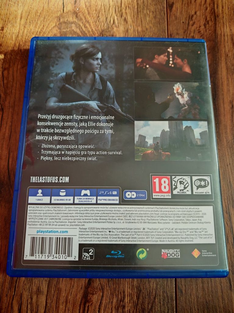 The Last Of Us Part 2 PL PS4/PS5 BDB stan