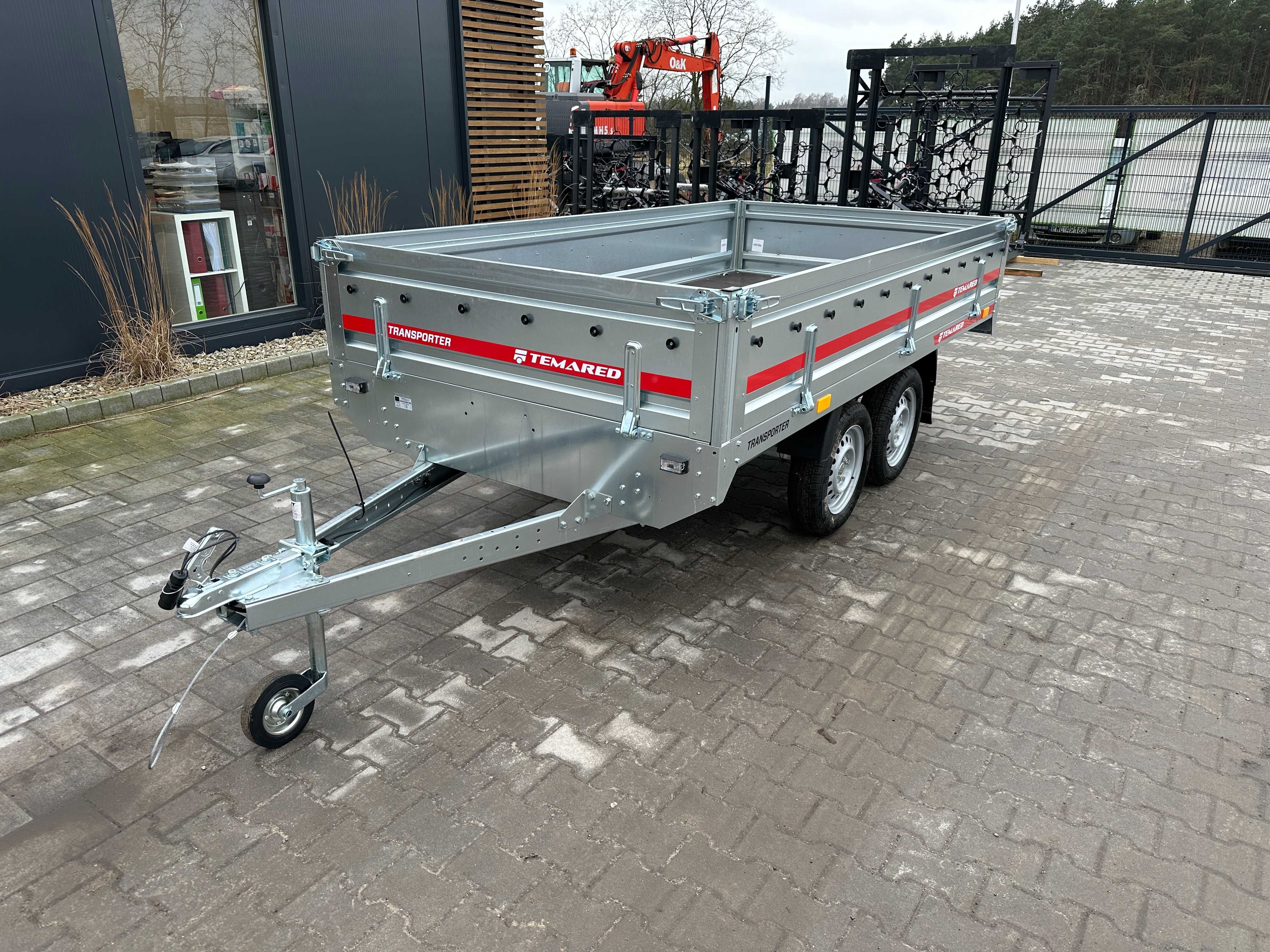 Temared TRANSPORTER 3015/2 - przyczepa samochodowa 304x151 przyczepka